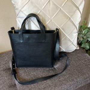 Madewell Black Small Transport Tote